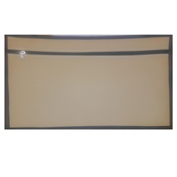 Fabric Zip File Folder for Certificates, Documents A4
